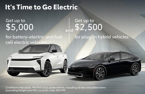 New incentives for electric vehicles have arrived!