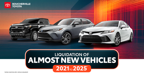 ALMOST NEW VEHICLES !