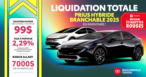 PRIUS HYBRIDE BRANCHABLE 2025 !