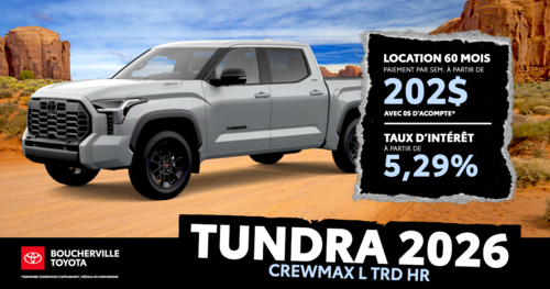 TUNDRA 2026 !
