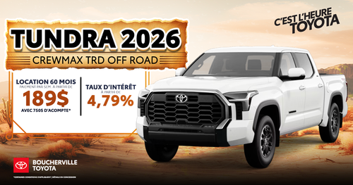 TUNDRA 2026 !