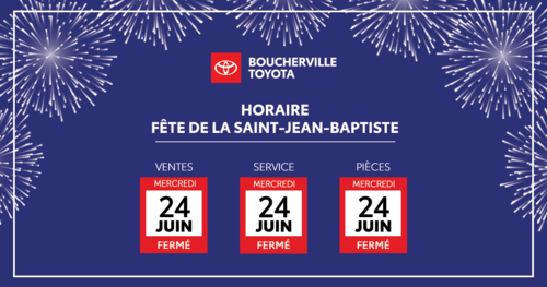 HORAIRE SAINT-JEAN-BAPTISTE