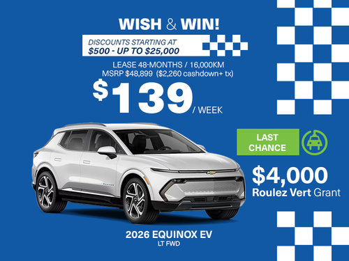 2026 CHEVROLET EQUINOX EV LT