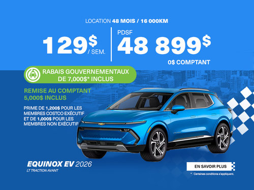 CHEVROLET EQUINOX EV LT 2026