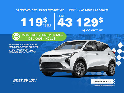 Bolt EV 2027