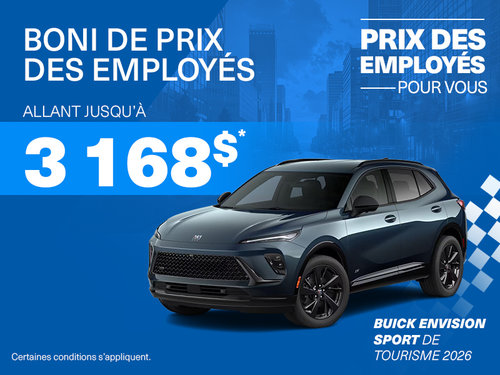 Procurez-vous la Buick Envision 2026