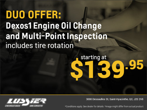 Duo Offer : Dexos1 Engine Oil Change and Multi-Point Inspection