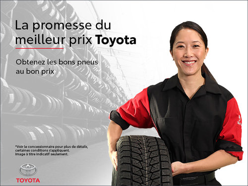 La promesse du meilleur prix Toyota