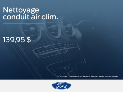 Obtenez votre forfait climatisation aujourd'hui !