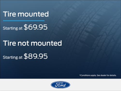 Get Your Tire Change Package Today!