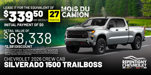 Silverado 1500 Trailboss 2026