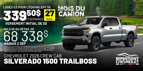 Silverado 1500 Trailboss 2026