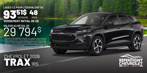 Chevrolet Trax 1RS 2026