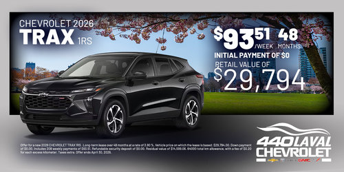 Chevrolet Trax 1RS 2026