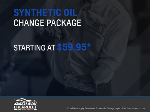 Synthetic Oil Change Package