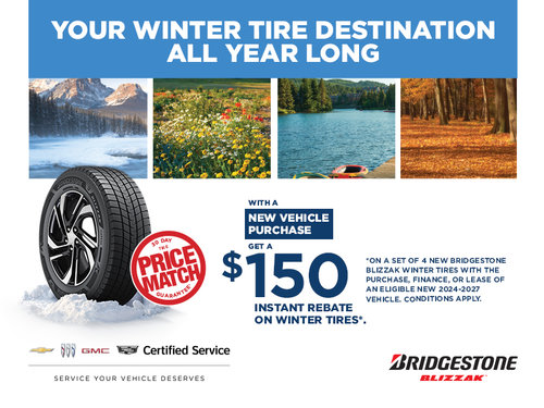 Year-Long Tire Rebates of $150