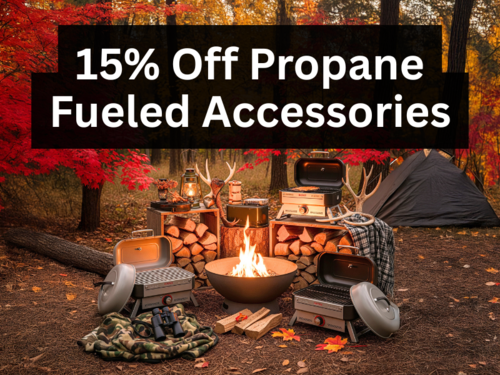 15% Off Propane Fueled Accessories