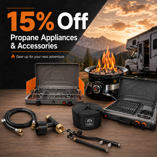 15% Off Propane Appliances & Accessories