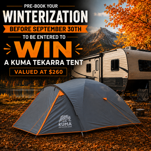 Pre-book Your Winterization For A Chance To Win A KUMA Tekarra Tent