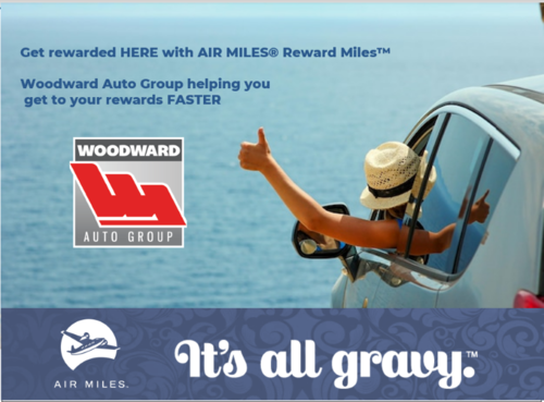 Woodward Auto Group Offers AIR MILES® Reward Miles