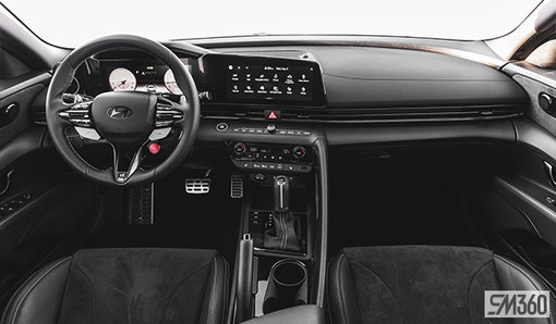 Hyundai Elantra N DCT 2024 - Black Suede and Leather
