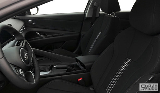 Hyundai Elantra Preferred 2024 - Tissu tricot noir