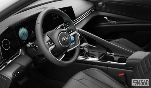Hyundai Elantra hybride Luxury 2025 - Cuirette noir