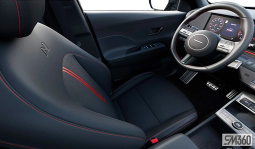 Hyundai Kona N-Line 2025 - Black Suede & Leather