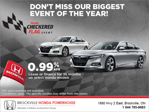 Honda Checkered Flag Event