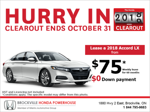 Lease the 2018 Honda Accord Sedan!