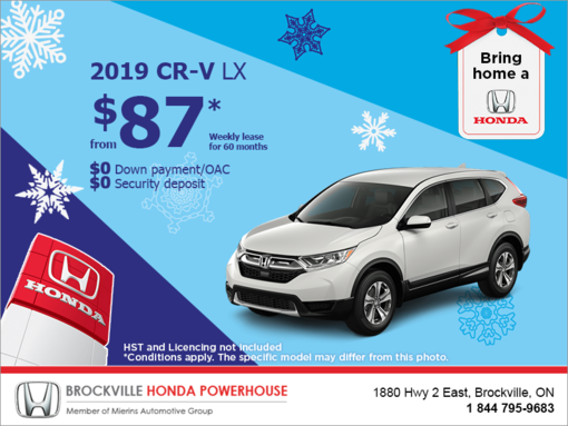 Lease the 2019 Honda CR-V!