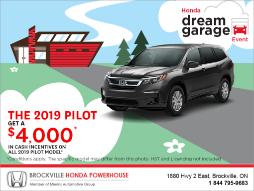 Get the 2019 Honda Pilot!