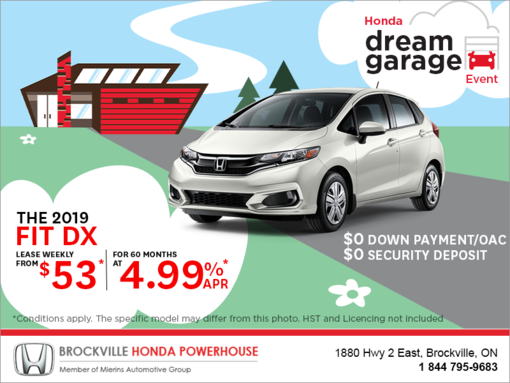 Lease the 2019 Honda Fit!