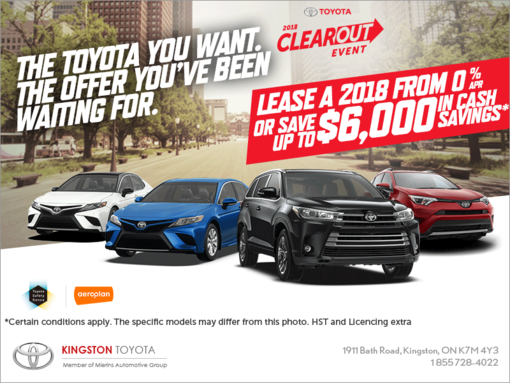 Toyota 2018 monthly event!