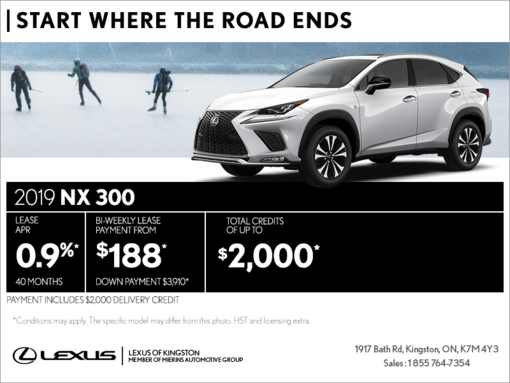 Get the 2019 Lexus NX 300 today!