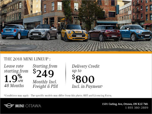 MINI's Monthly Sales Event