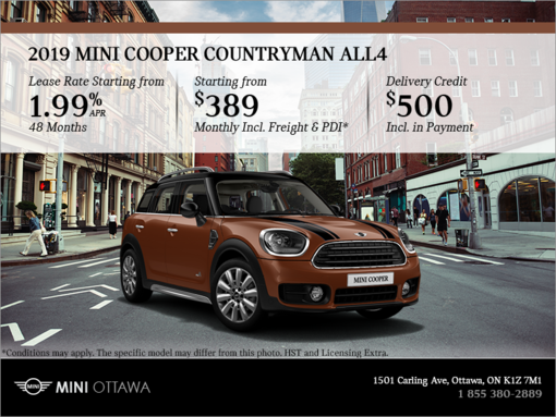 2019 MINI Cooper Countryman ALL4