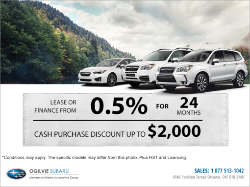 Subaru's Monthly Sales Event