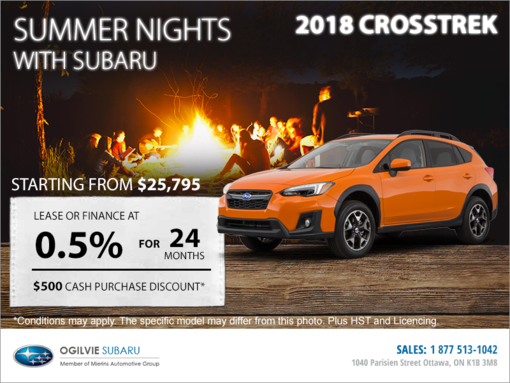 Get the 2018 Subaru Crosstrek Today!