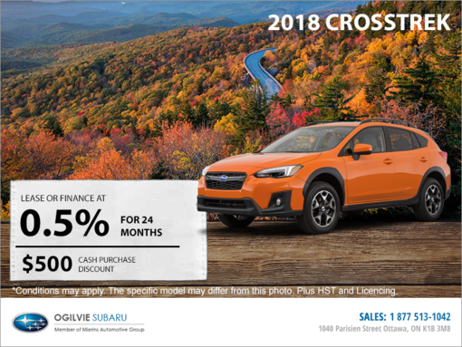 Get the 2018 Subaru Crosstrek Today!