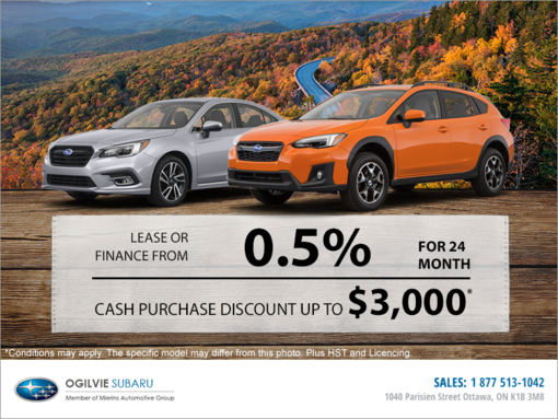 Subaru's Monthly Sales Event!