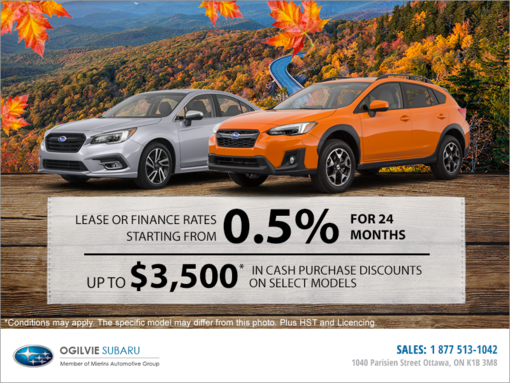 Subaru's Monthly Sales Event!