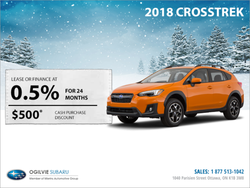 Get the 2018 Subaru Crosstrek Today!