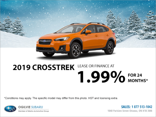 Get the 2019 Subaru Crosstrek Today!