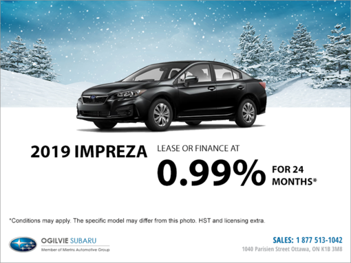 Get the 2019 Subaru Impreza 4-Door Today!