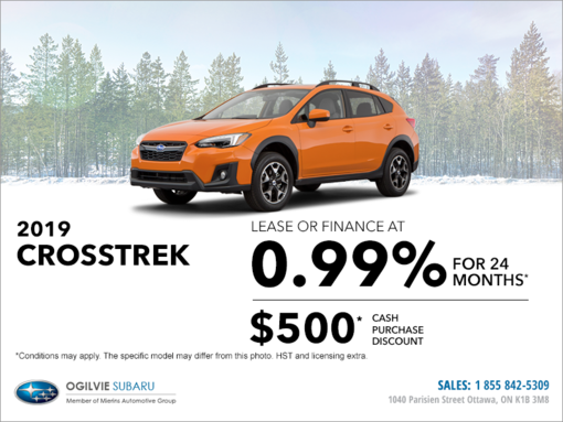 Get the 2019 Subaru Crosstrek Today!