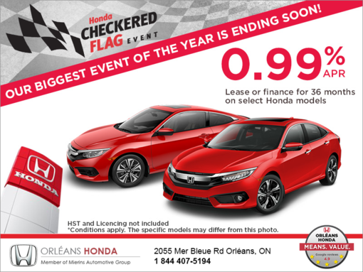 Honda Checkered Flag Event