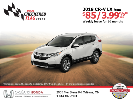 Lease the 2019 Honda CR-V!