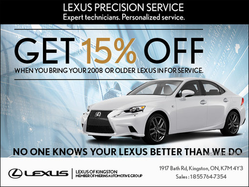 No One Knows Your Lexus Better than We Do!
