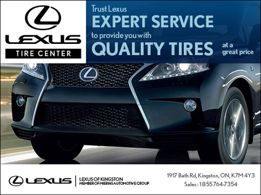 Trust Lexus for quality tires!